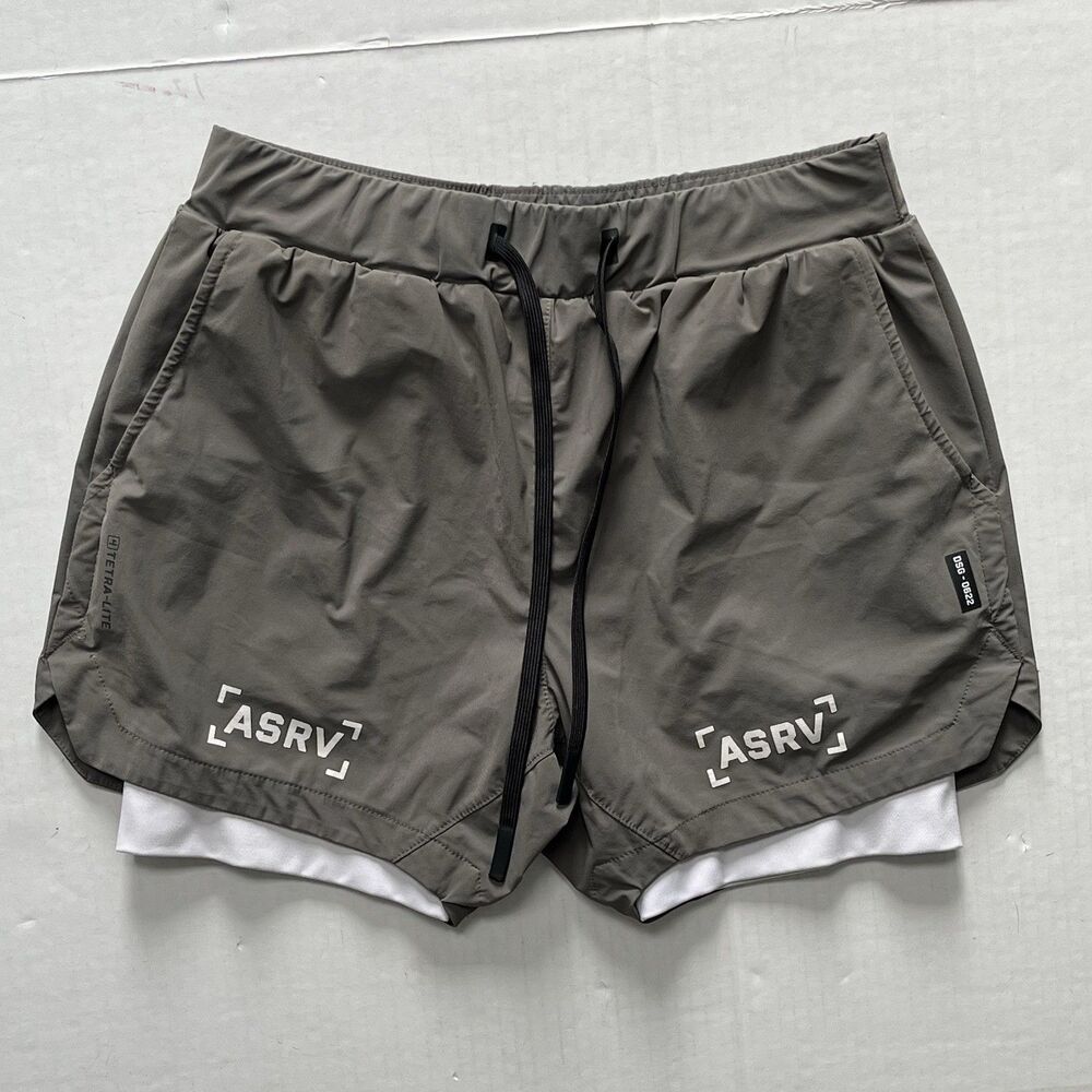 ASRV Tetra Lite Shorts Mens M 5" Compression Liner DSG-0622 Activewear Training